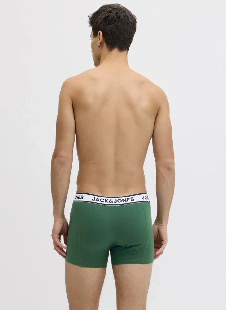 JACK & JONES 5 Pack Solid Trunks